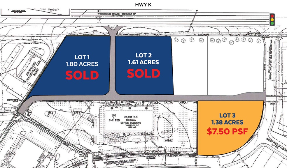Highway K & Waterbury Dr, O'Fallon, MO for sale - Site Plan - Image 3 of 3