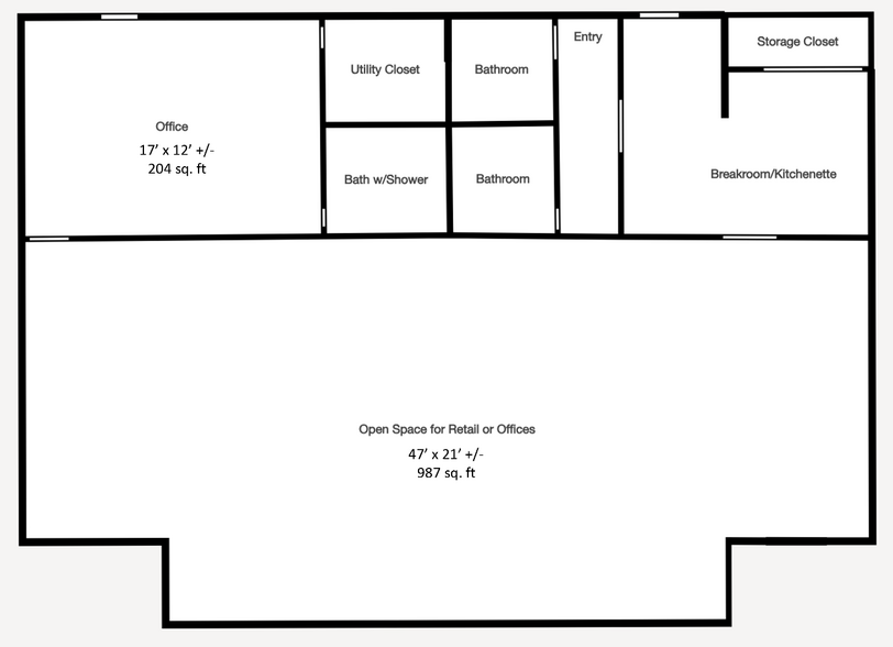 1200 W Gadsden St, Pensacola, FL for lease - Floor Plan - Image 2 of 12