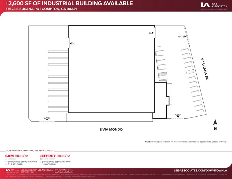 17523 S Susana Rd, Rancho Dominguez, CA for lease - Site Plan - Image 2 of 5