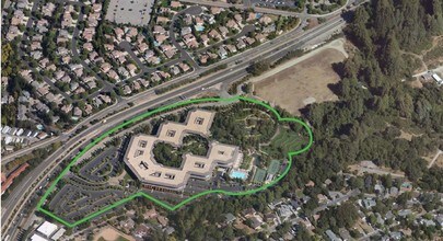 100 Enterprise Way, Scotts Valley, CA - aerial  map view