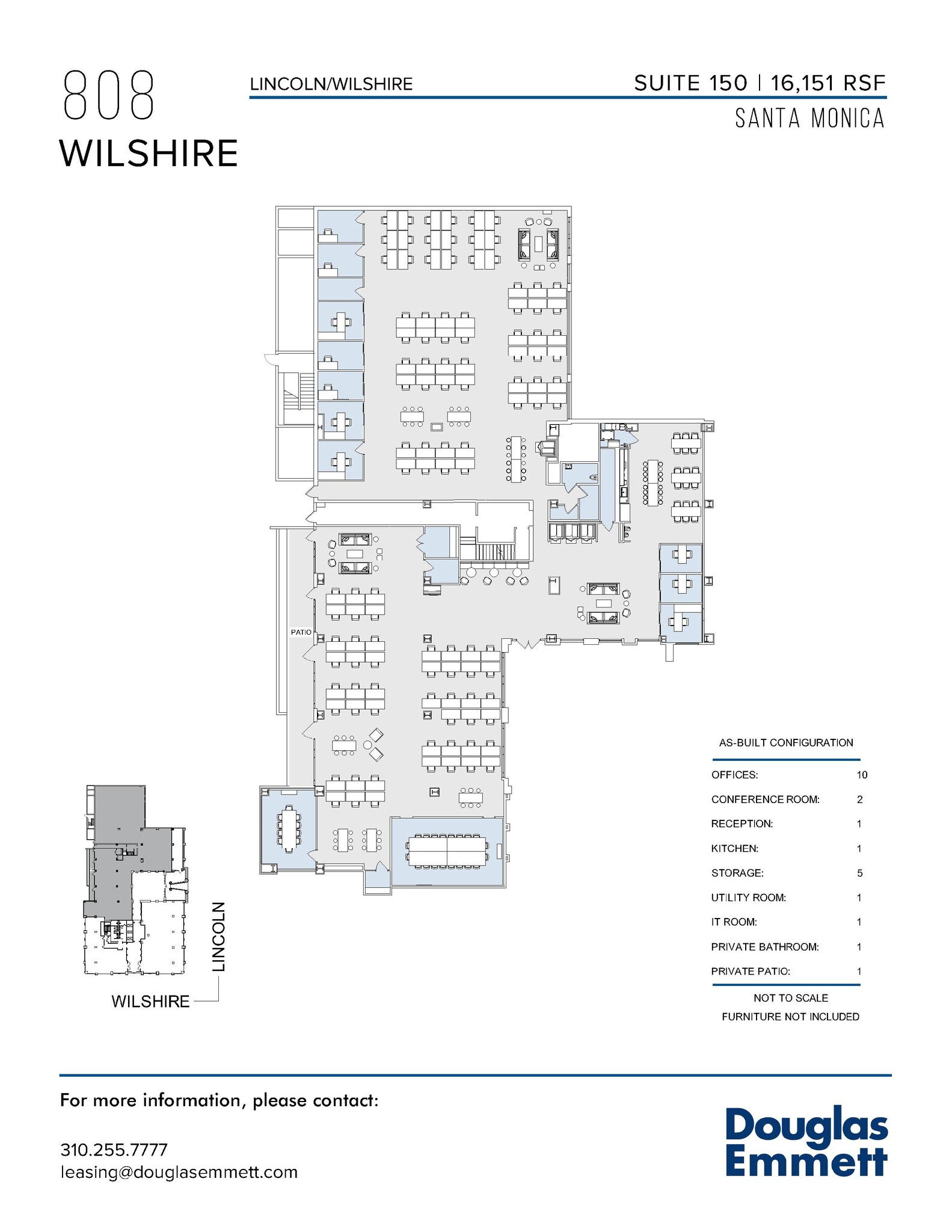 808 Wilshire Blvd, Santa Monica, CA for lease Floor Plan- Image 1 of 1