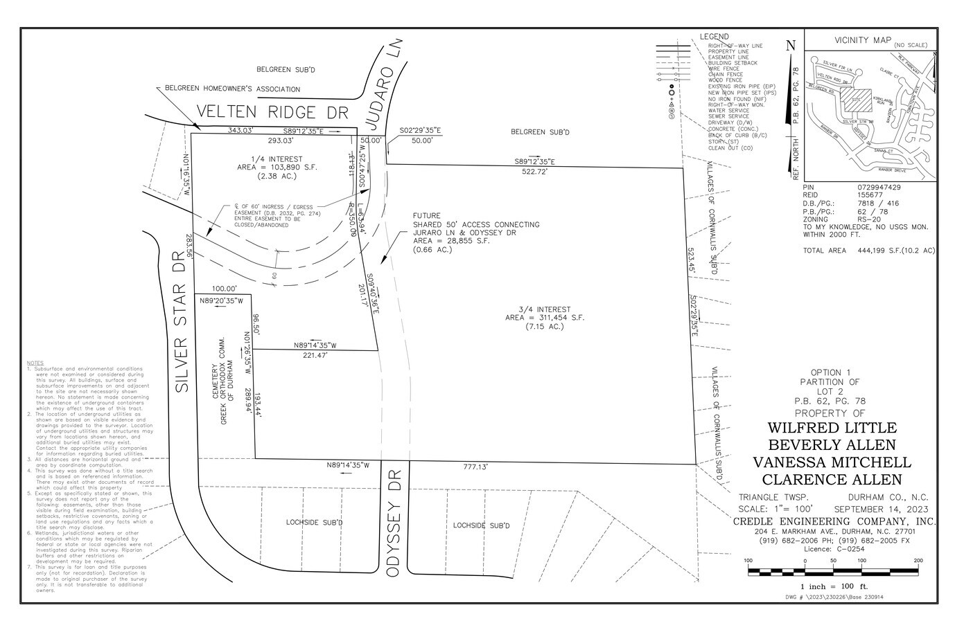 826 Belgreen, Durham, NC 27713 Land for Sale