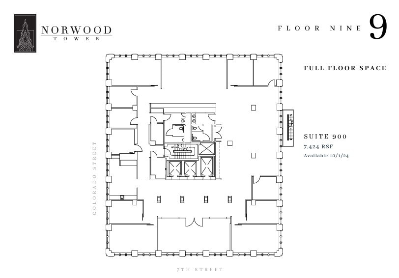 114 W 7th St, Austin, TX for lease Floor Plan- Image 1 of 1