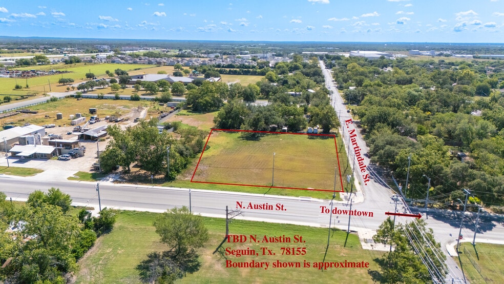 N Austin St & E Martindale St, Seguin, TX for sale - Aerial - Image 2 of 14