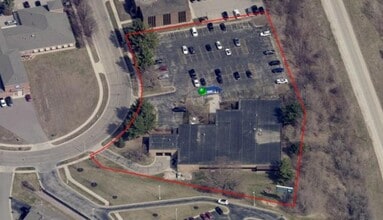 1696 Greenview Dr SW, Rochester, MN - AERIAL  map view