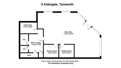 5 Aldergate, Tamworth for lease Floor Plan- Image 1 of 1