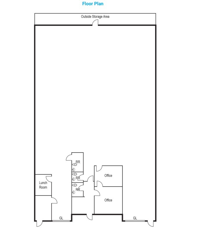 8416 Secura Way, Santa Fe Springs, CA for lease Floor Plan- Image 1 of 1