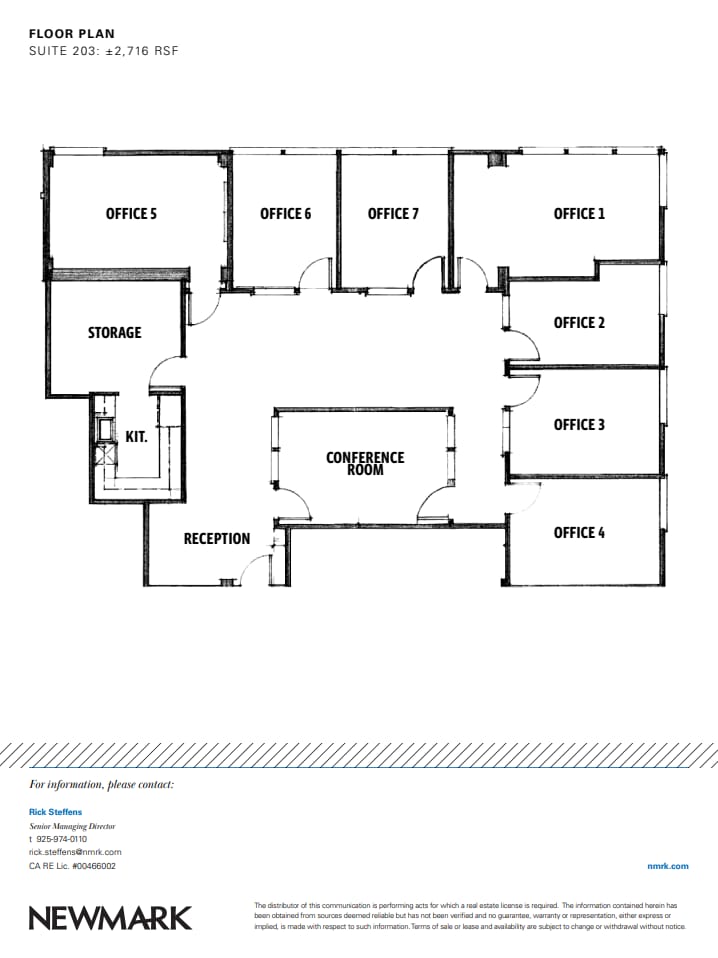 156 Diablo Rd, Danville, CA for lease Floor Plan- Image 1 of 1