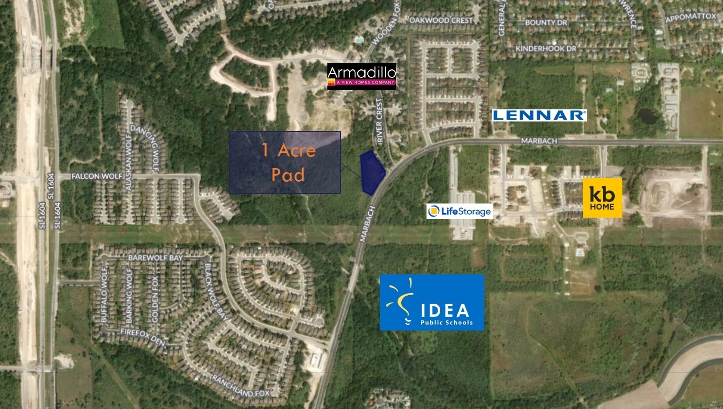 Rivercrest & Marbach Rd, San Antonio, TX 78245 Land for Sale