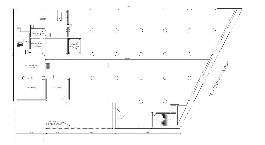 350 N Ogden Ave, Chicago, IL for lease Floor Plan- Image 1 of 4