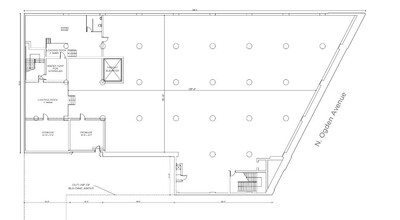 350 N Ogden Ave, Chicago, IL for lease Floor Plan- Image 1 of 4