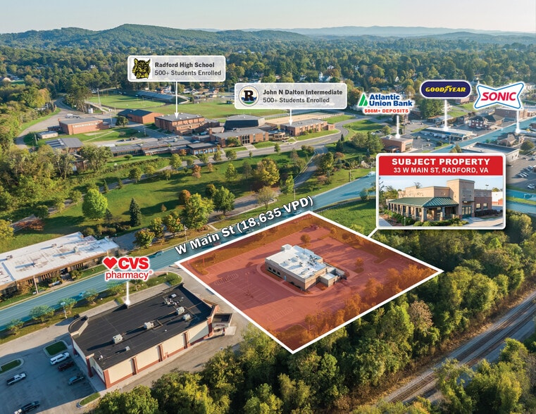 34 W Main St, Radford, VA for lease - Building Photo - Image 1 of 23