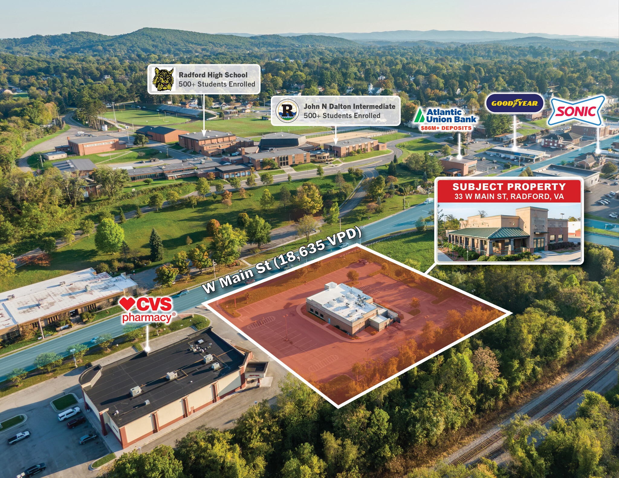 34 W Main St, Radford, VA for lease Building Photo- Image 1 of 24