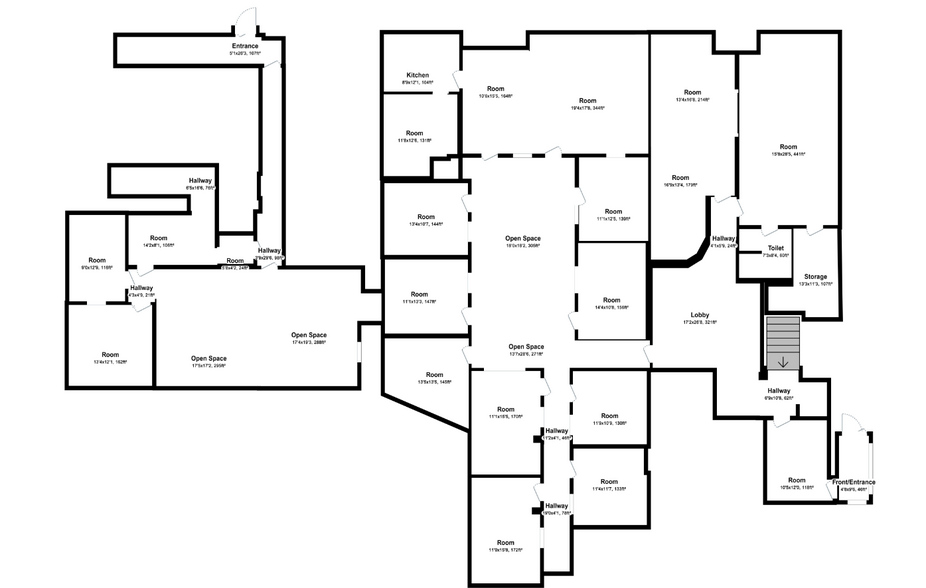 200 W 4th St, Plainfield, NJ for lease - Floor Plan - Image 2 of 36