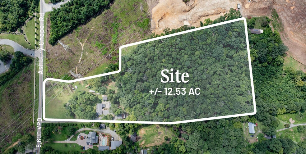 12401 Asbury Chapel Rd, Huntersville, NC for sale - Aerial - Image 2 of 5