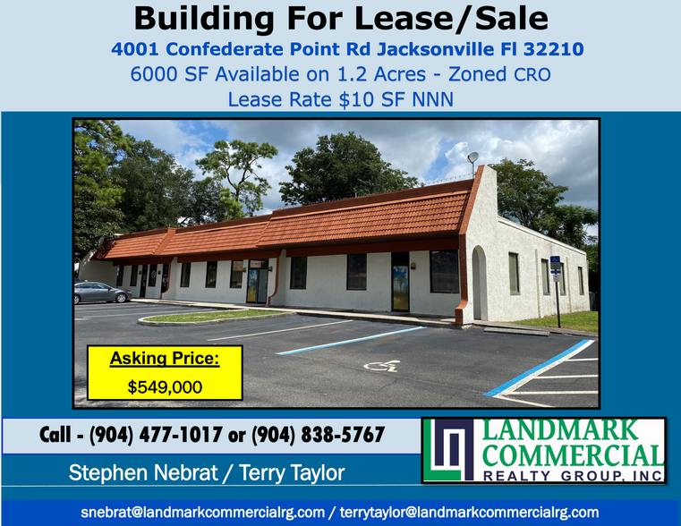 4001 Confederate Point Rd, Jacksonville, FL for sale - Building Photo - Image 1 of 1