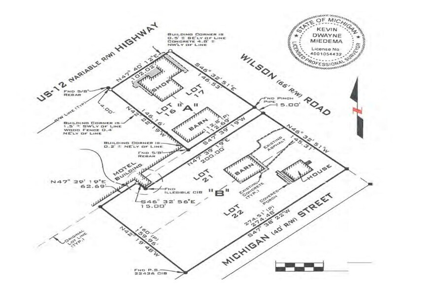13600 Wilson Rd, New Buffalo, MI for sale - Plat Map - Image 2 of 2