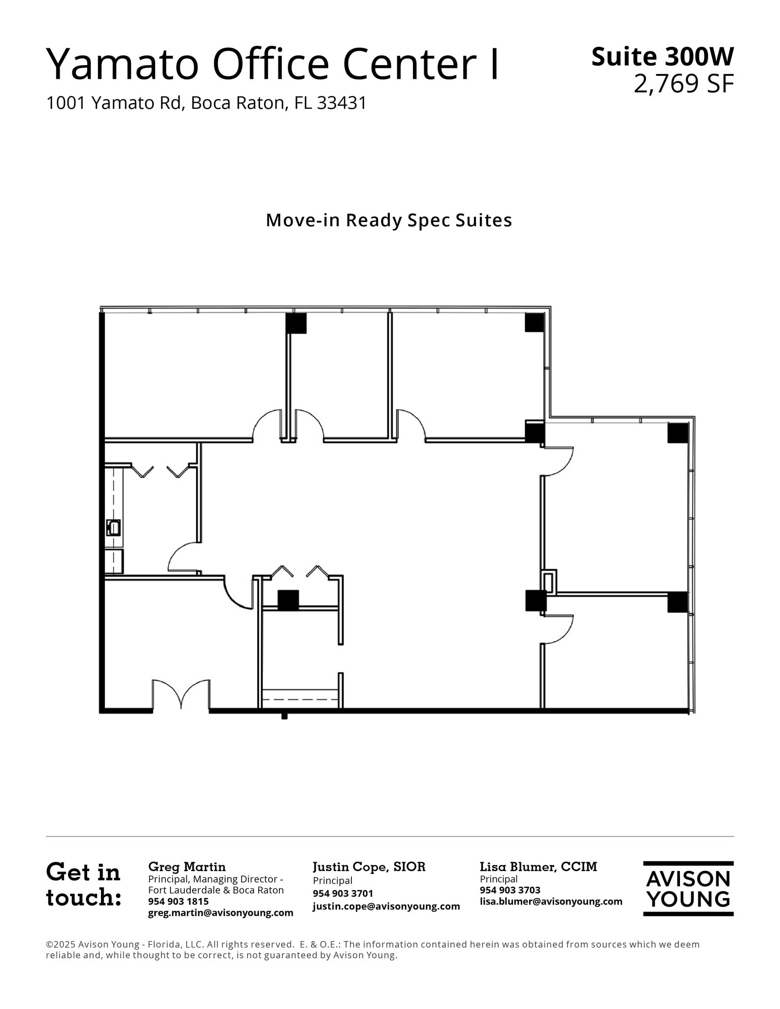 999-1001 W Yamato Rd, Boca Raton, FL for lease Floor Plan- Image 1 of 11
