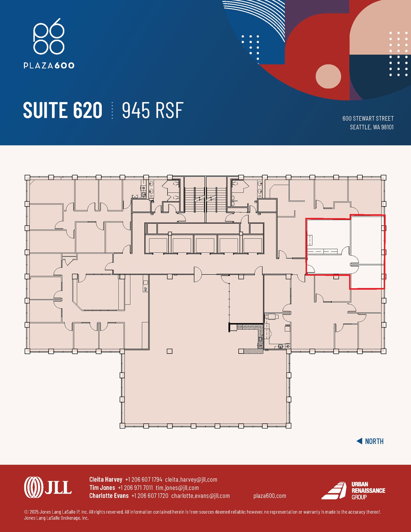 600 Stewart St, Seattle, WA for lease Floor Plan- Image 1 of 1