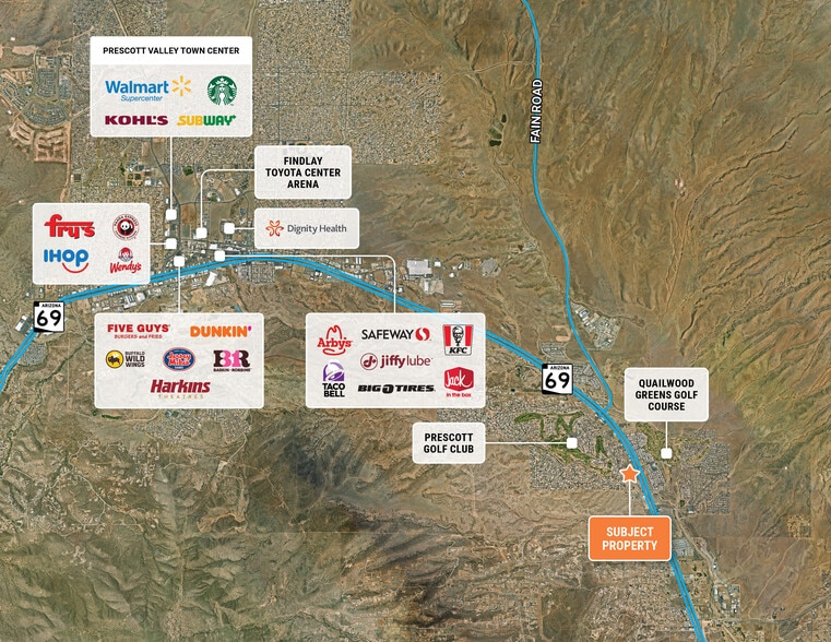 12151 AZ-69, Dewey, AZ for sale - Aerial - Image 2 of 3