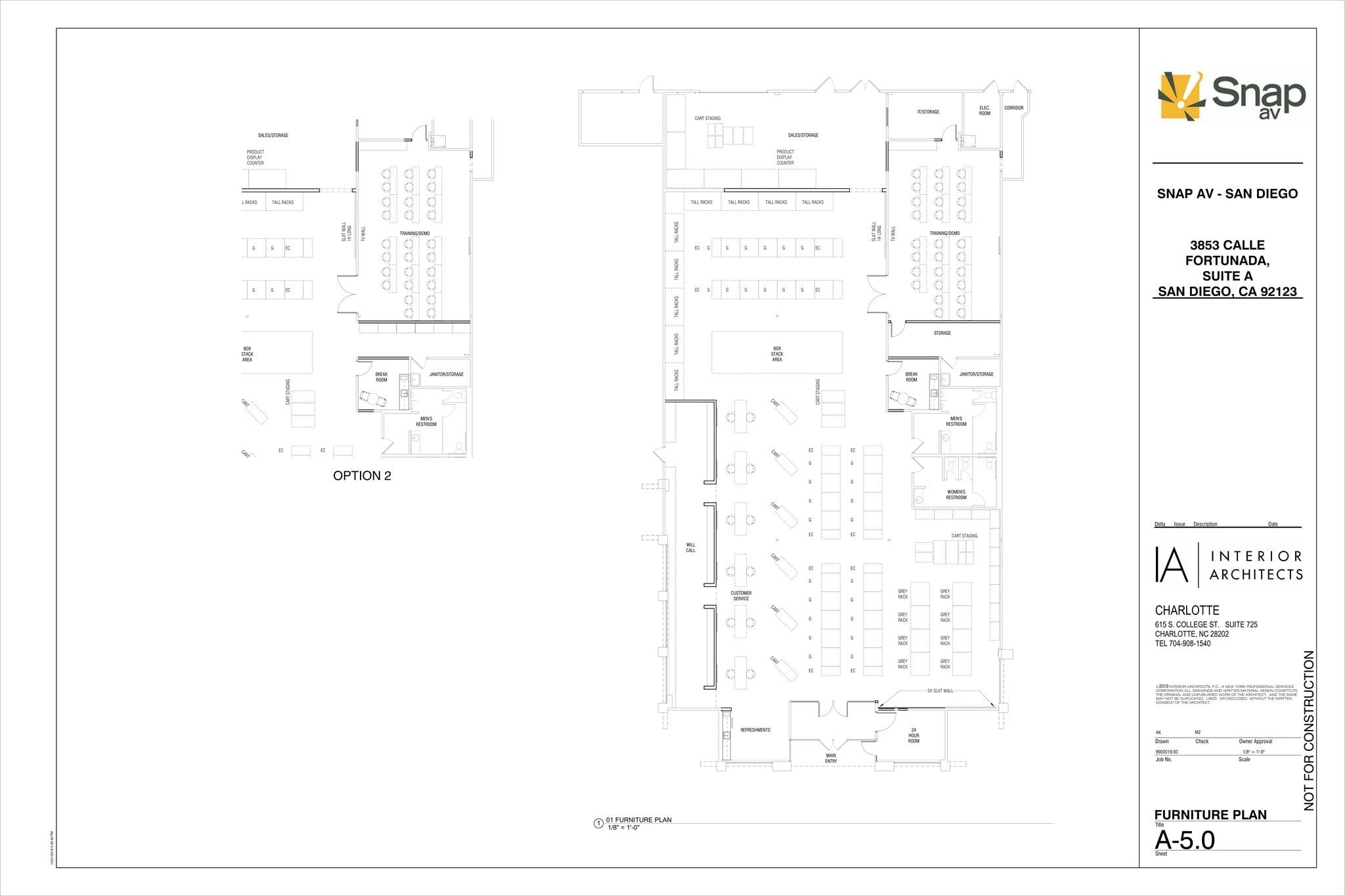 3853 Calle Fortunada, San Diego, CA for lease Site Plan- Image 1 of 8