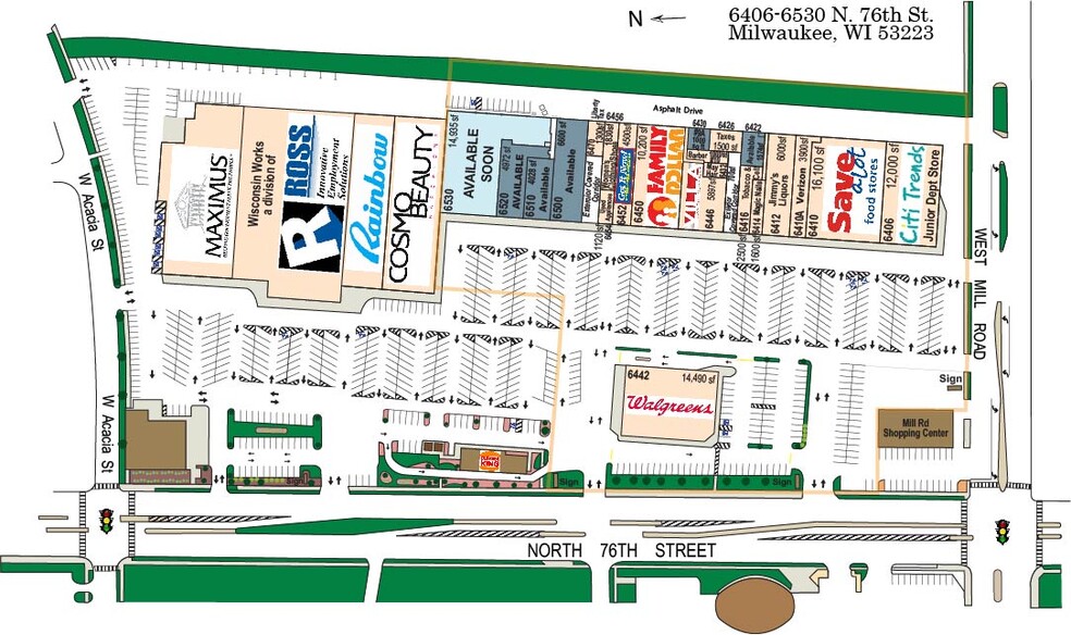 6406-6550 N 76th St, Milwaukee, WI for lease - Building Photo - Image 2 of 15