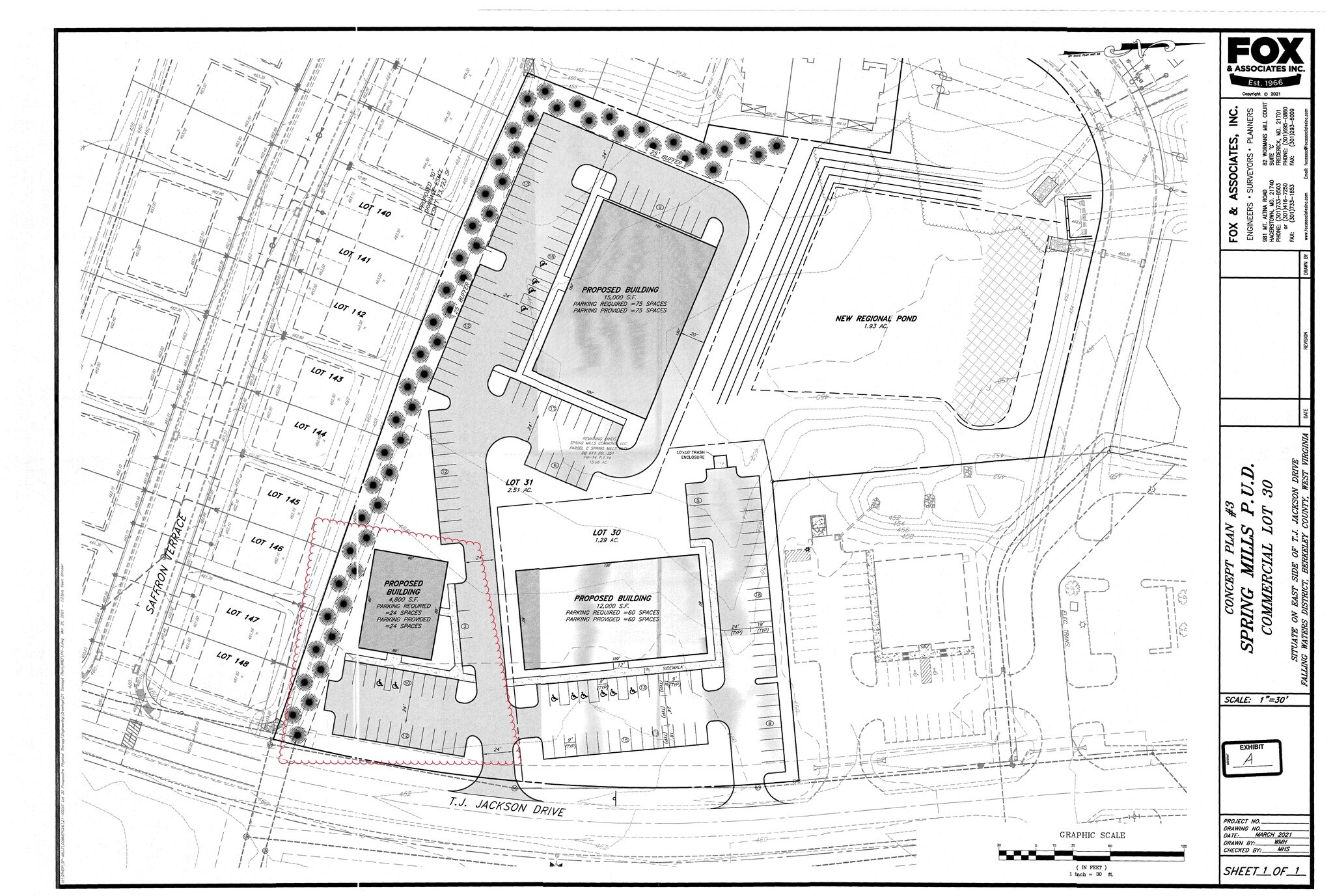 TJ Jackson Drive, Falling Waters, WV for sale Site Plan- Image 1 of 2
