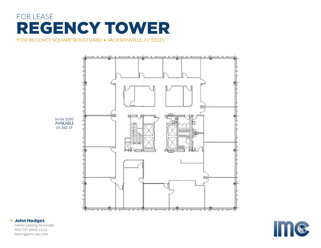 9550 Regency Square Blvd, Jacksonville, FL for lease Floor Plan- Image 1 of 8