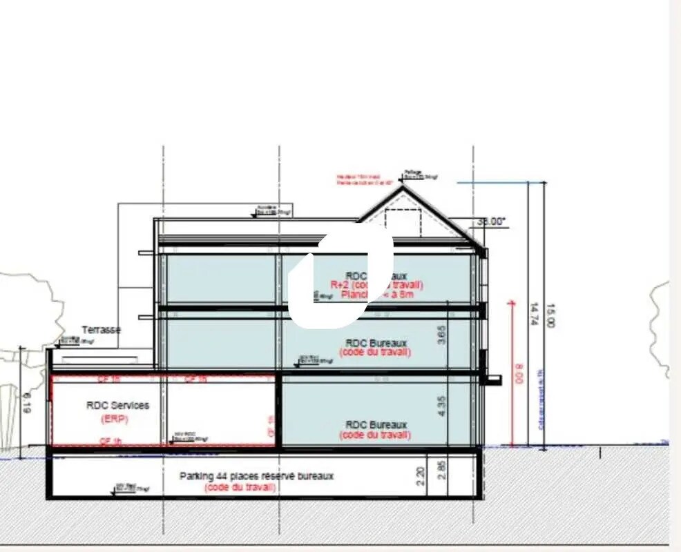 Office in Plaisir for lease Floor Plan- Image 1 of 7