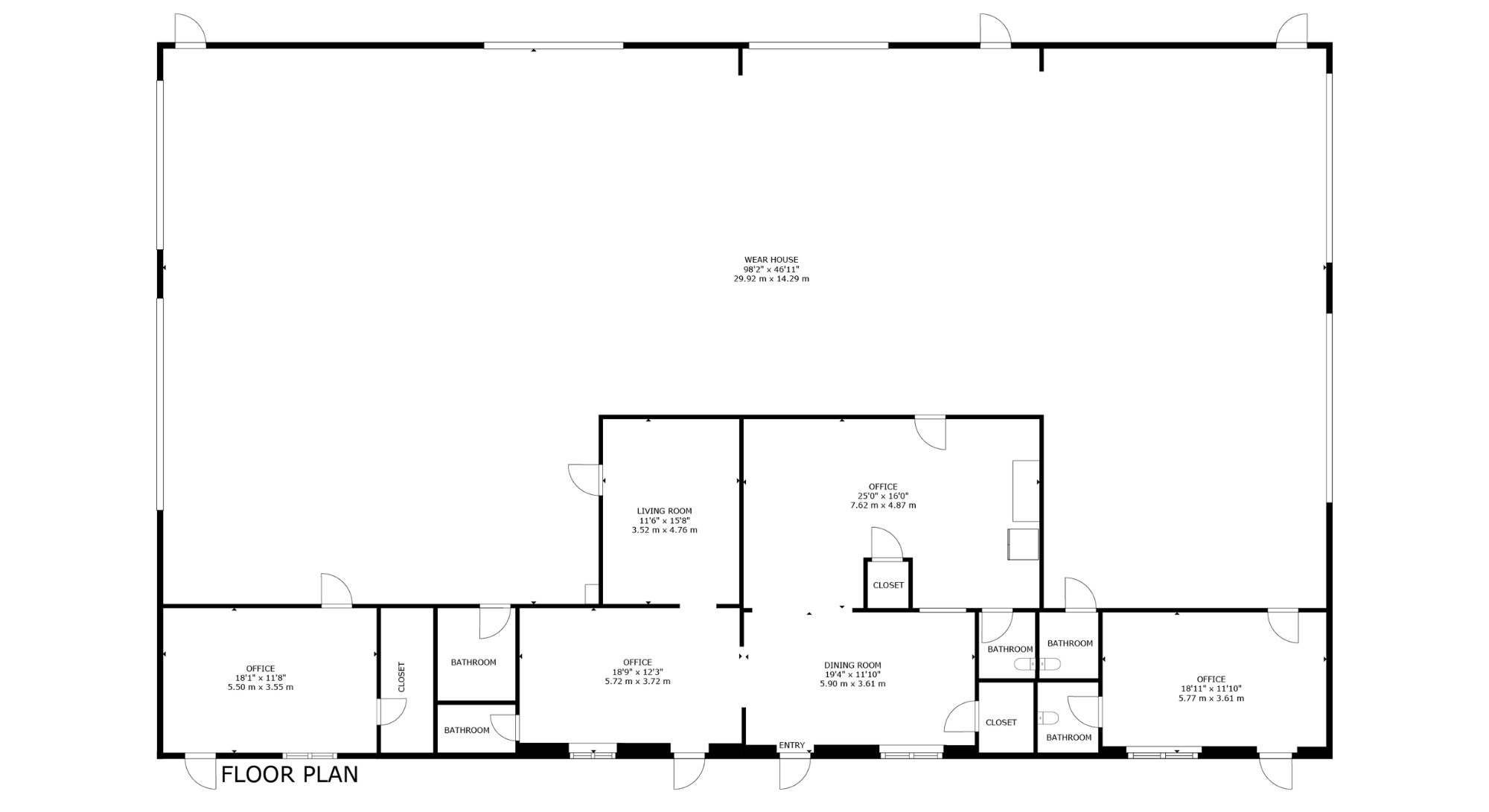 1724 Acorn Dr, Rogers, AR for lease Floor Plan- Image 1 of 14