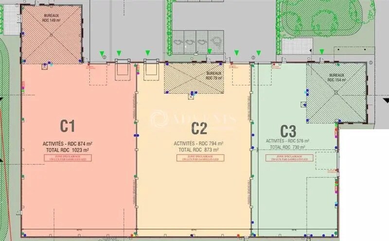 Industrial in Saint-André-lez-Lille for lease - Floor Plan - Image 3 of 3