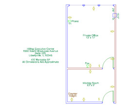 1580 S Milwaukee Ave, Libertyville, IL for lease Floor Plan- Image 1 of 1