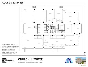 12400 Coit Rd, Dallas, TX for lease Floor Plan- Image 1 of 2