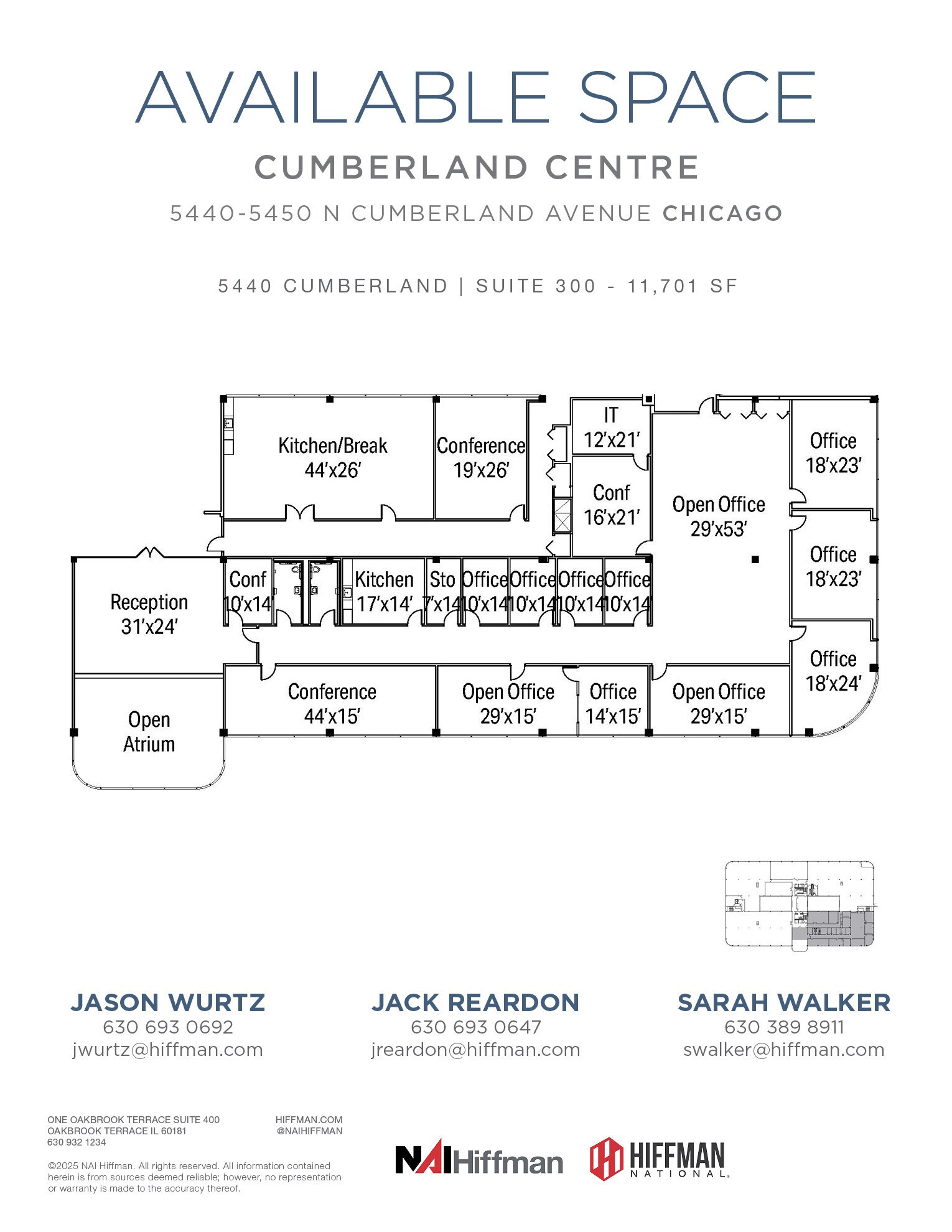 5440 N Cumberland Ave, Chicago, IL for lease Floor Plan- Image 1 of 1