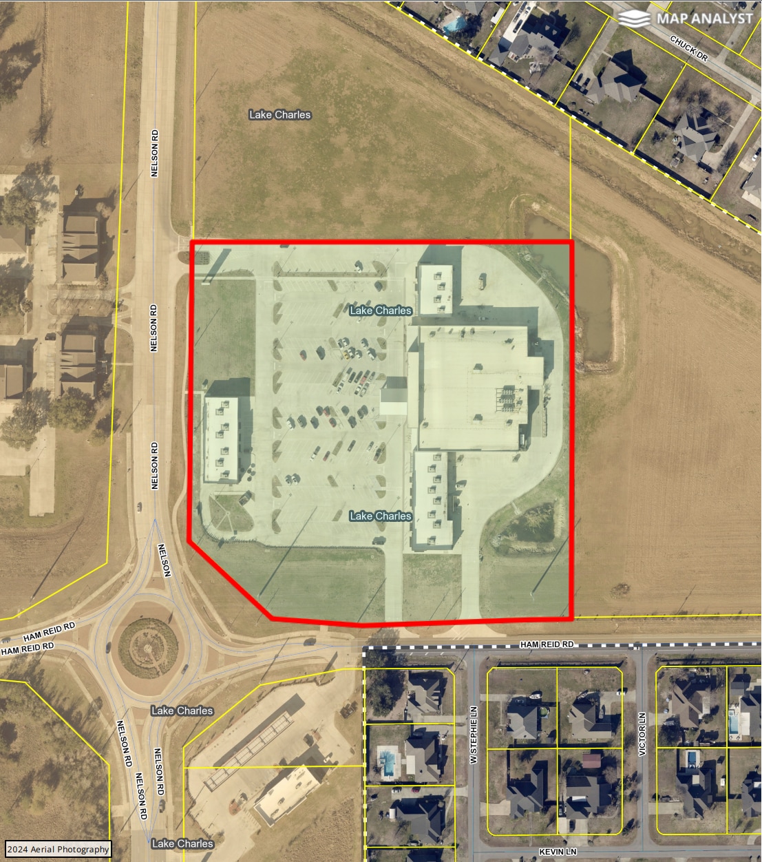 5675 Nelson Rd, Lake Charles, LA for sale Aerial- Image 1 of 2