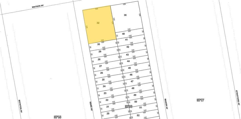 1566 Watson Ave, Bronx, NY for lease - Plat Map - Image 3 of 5