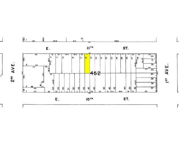 320 E 11th St, New York, NY for sale - Plat Map - Image 3 of 3