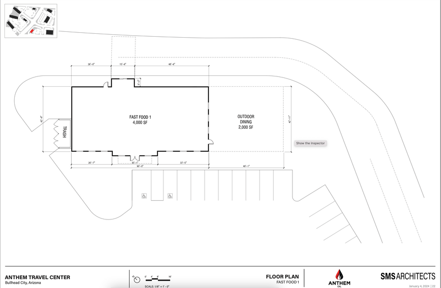 Hwy 95 Hwy, Bullhead City, AZ for lease - Typical Floor Plan - Image 3 of 6