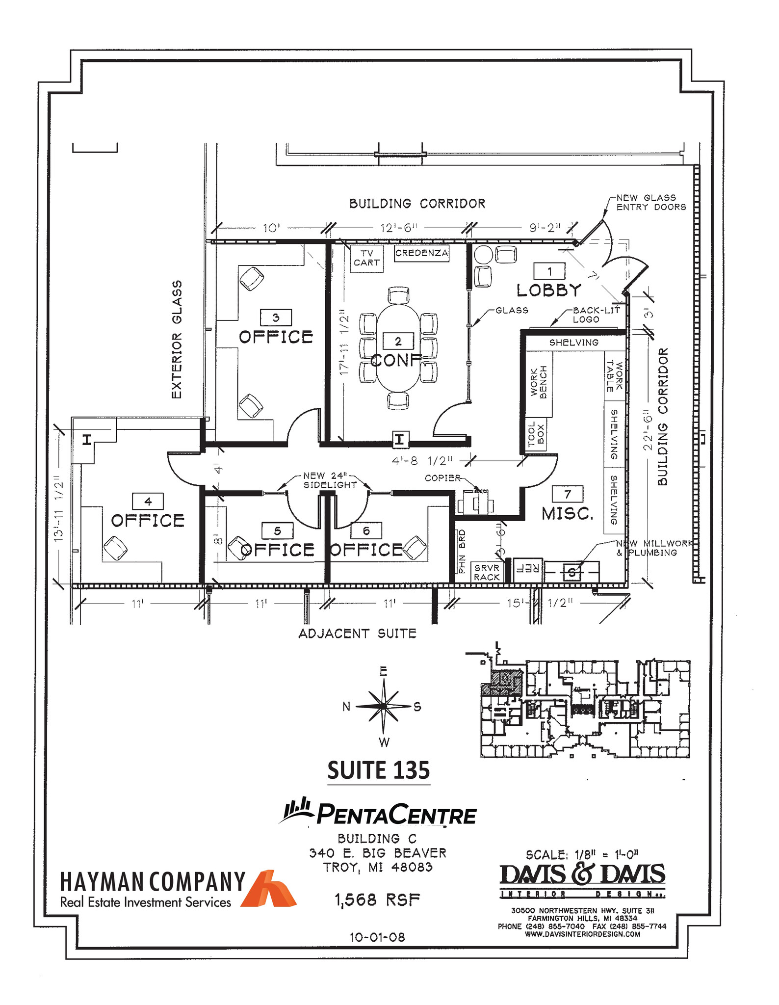 340 E Big Beaver Rd, Troy, MI for lease Floor Plan- Image 1 of 1