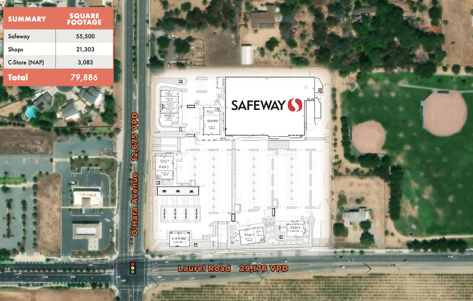 Laurel Drive & O'Hara Ave., Oakley, CA for lease - Site Plan - Image 2 of 7