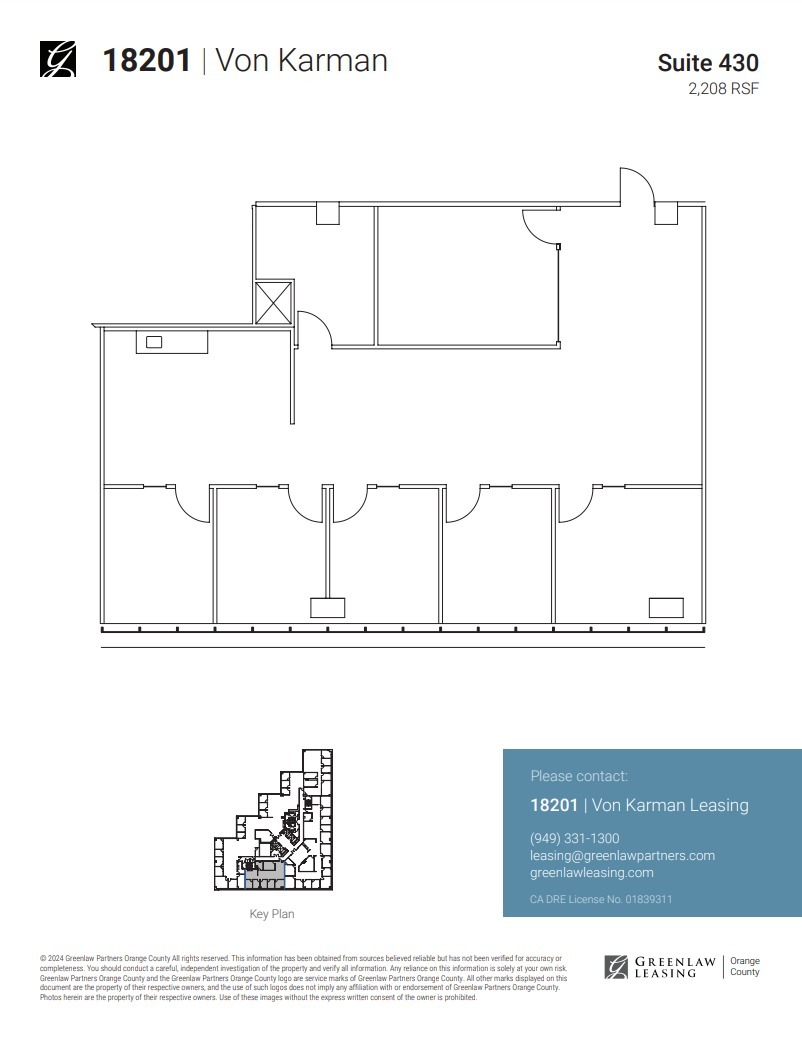 18301 Von Karman Ave, Irvine, CA for lease Floor Plan- Image 1 of 1