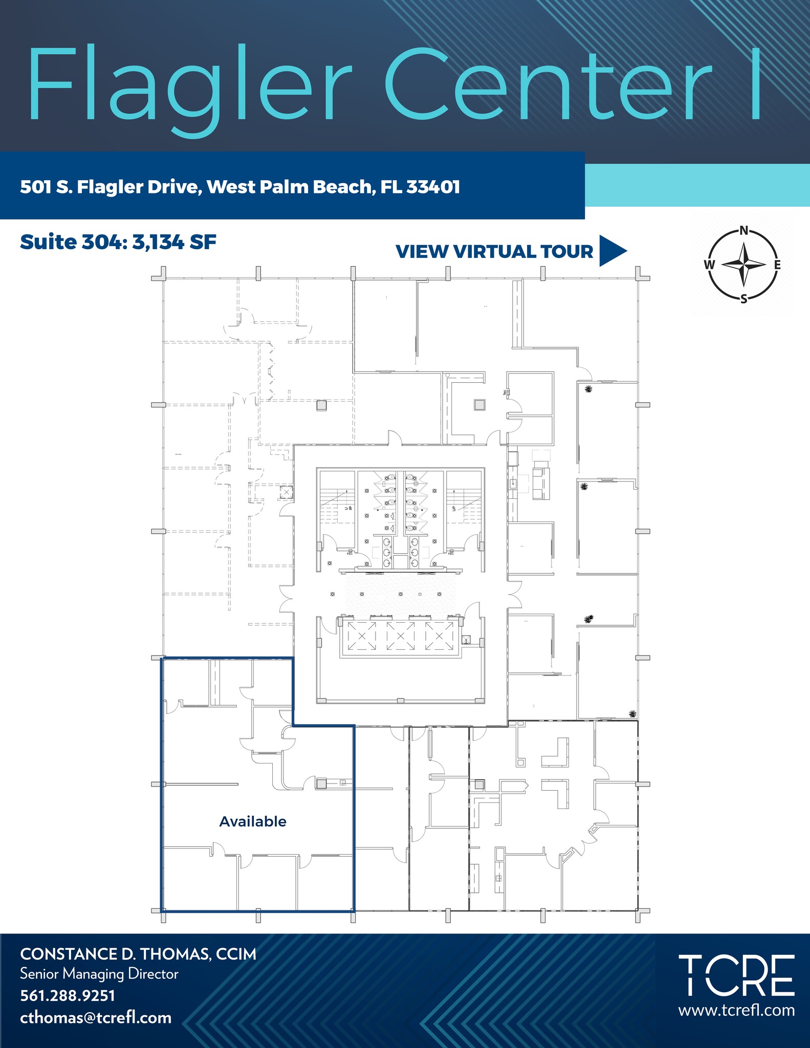 501 S Flagler Dr, West Palm Beach, FL for lease Site Plan- Image 1 of 1
