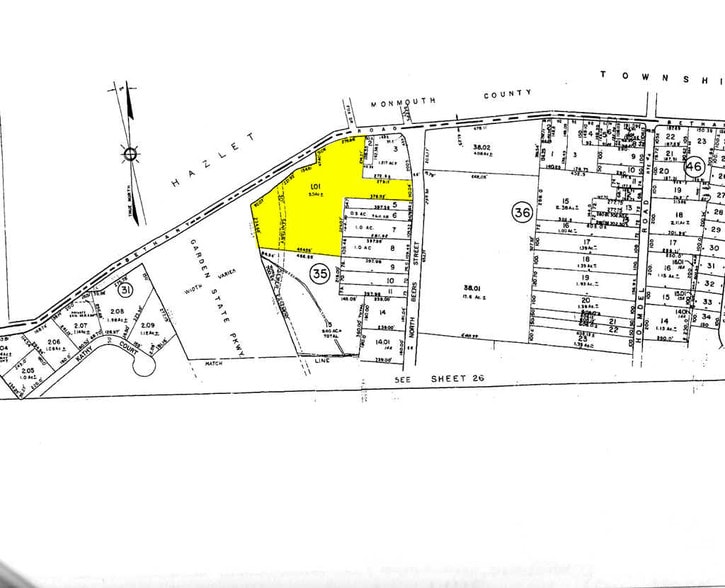 670 N Beers St, Holmdel, NJ for sale - Plat Map - Image 2 of 25
