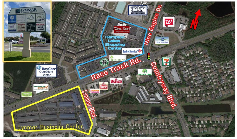 12645 Race Track Rd, Tampa, FL for lease - Aerial - Image 1 of 11