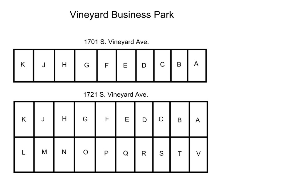 1701 S Vineyard Ave, Ontario, CA for lease - Site Plan - Image 3 of 3