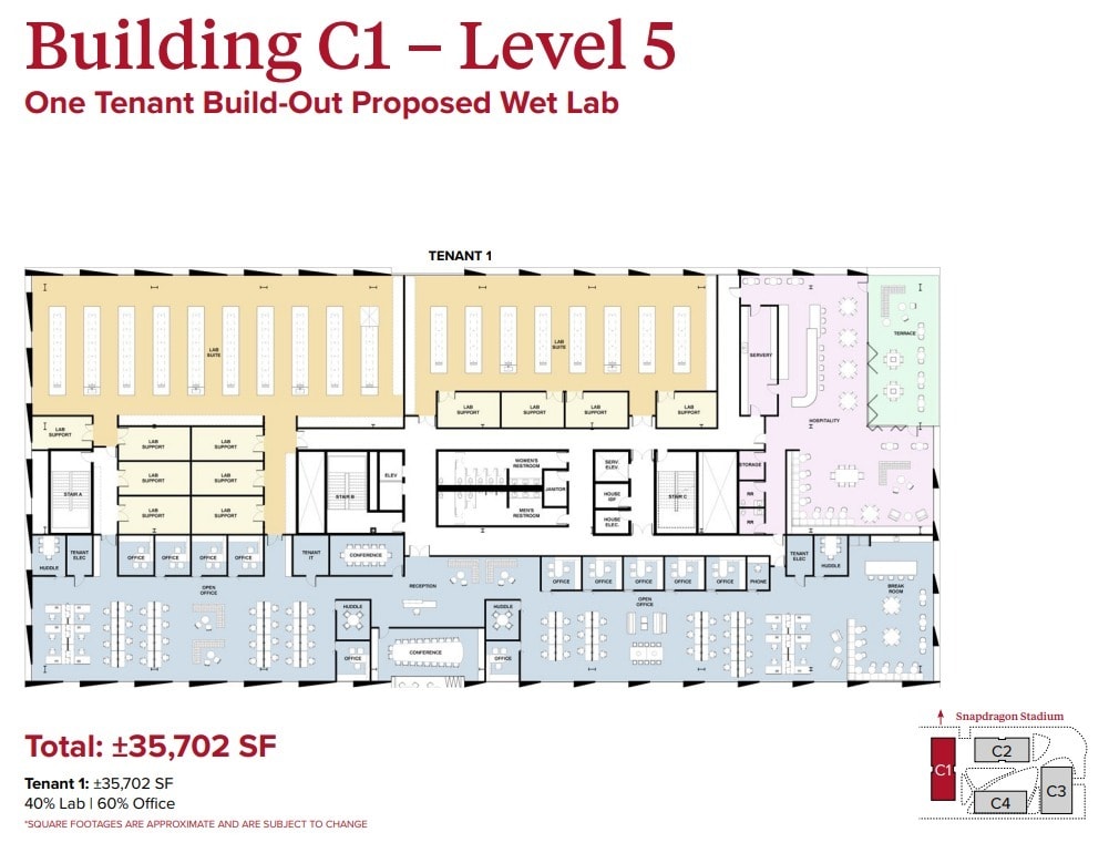 Friars Rd, San Diego, CA for lease Floor Plan- Image 1 of 1