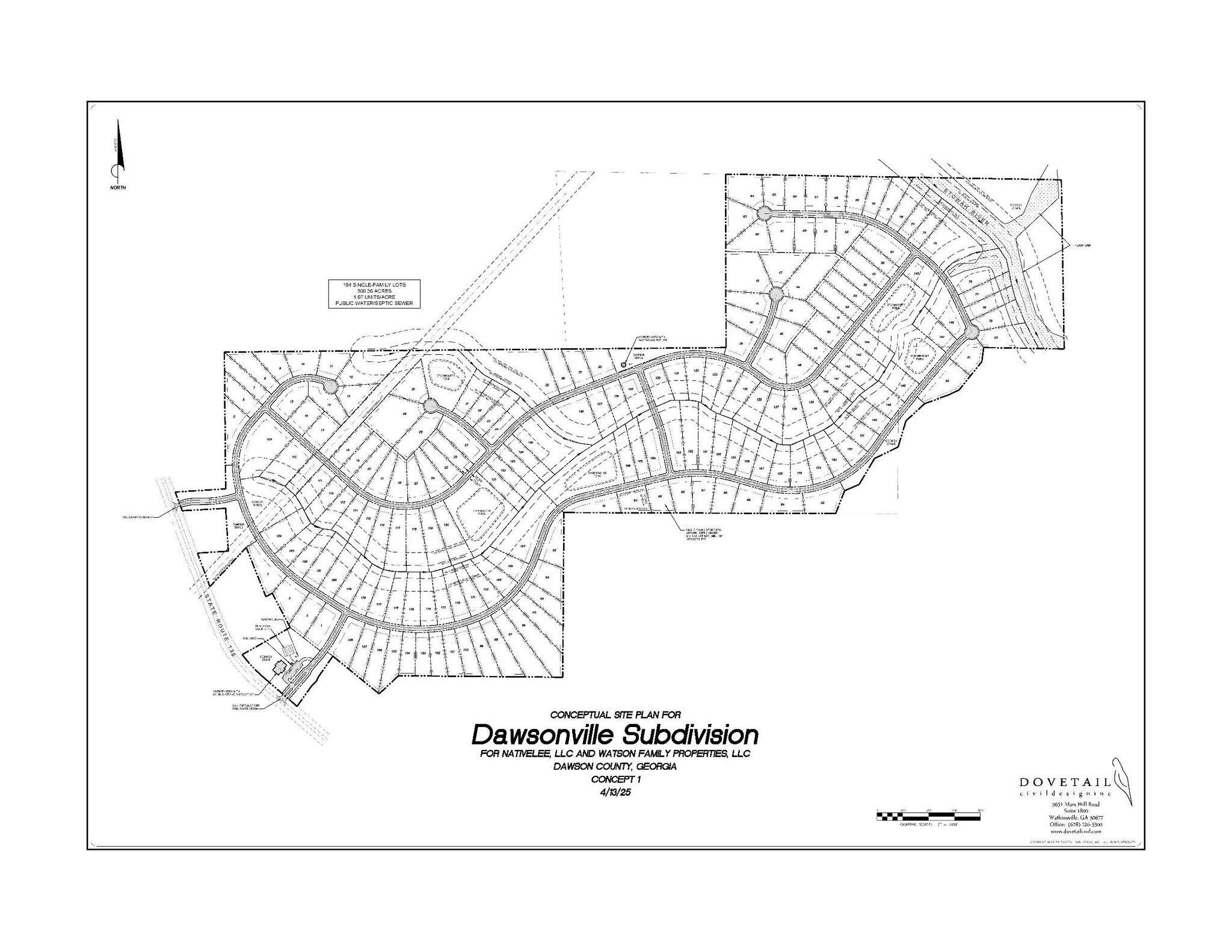 Georgia 136, Dawsonville, GA for sale Site Plan- Image 1 of 2