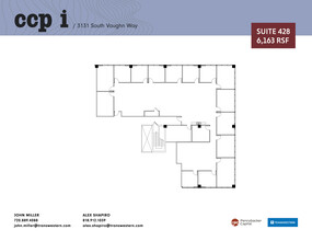 3131 S Vaughn Way, Aurora, CO for lease Typical Floor Plan- Image 2 of 2