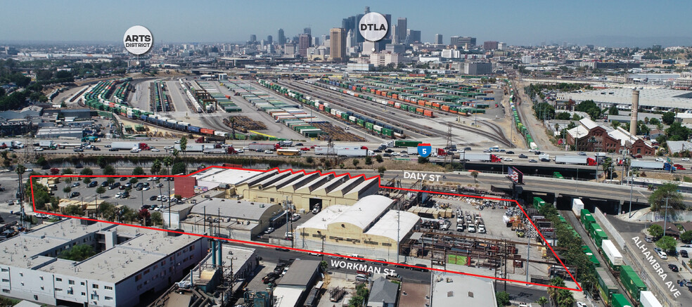 1731 Workman St, Los Angeles, CA for lease - Aerial - Image 1 of 1