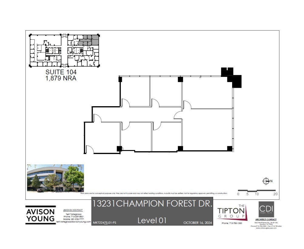 13231 Champion Forest Dr, Houston, TX for lease Floor Plan- Image 1 of 1